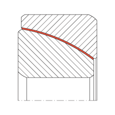 角接觸關(guān)節(jié)軸承 GE120-SW, 根據(jù) DIN ISO 12 240-2 標(biāo)準(zhǔn)，免維護(hù)